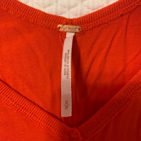 Red Free People Top - Picture 2 of 2